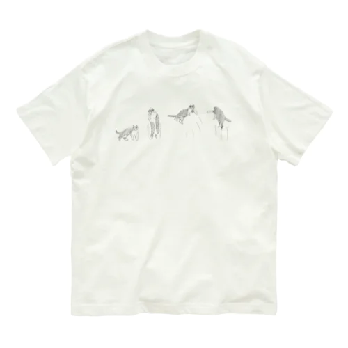 J U M P ! ! ! ( 黒 ) Organic Cotton T-Shirt