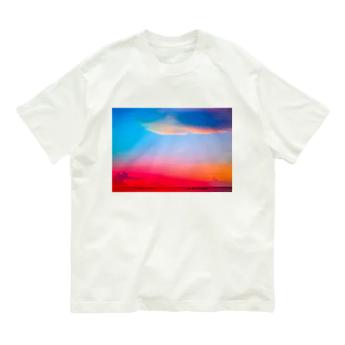 赤富士ひのまる空 Organic Cotton T-Shirt