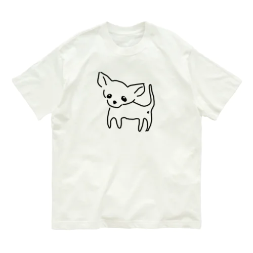 ゆるチワワ（クリア） Organic Cotton T-Shirt