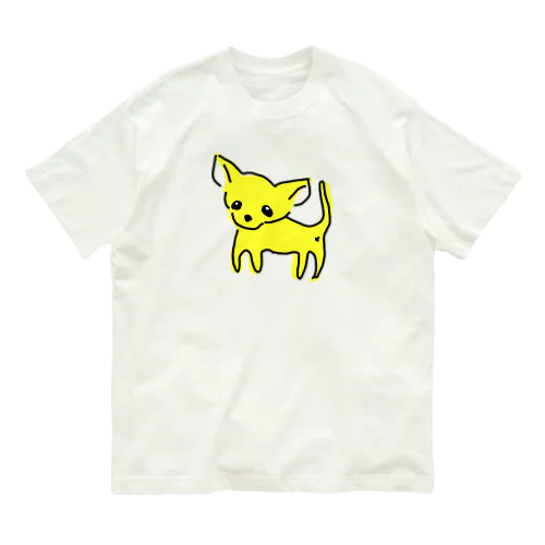 ゆるチワワ（イエロー） Organic Cotton T-Shirt