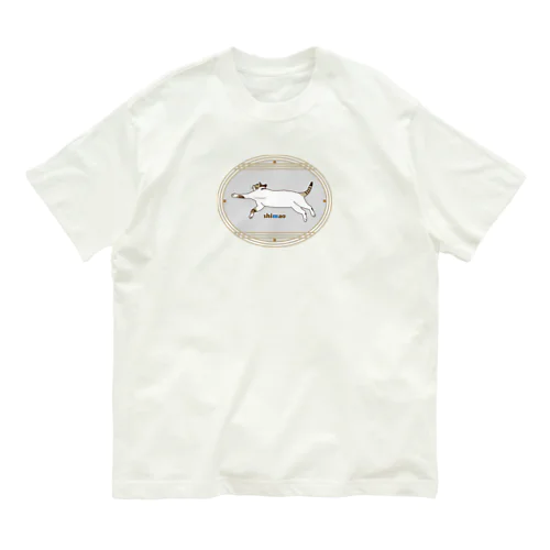 トリオ ザ ストライプ shimao-B 大 オーガニックコットンTシャツ