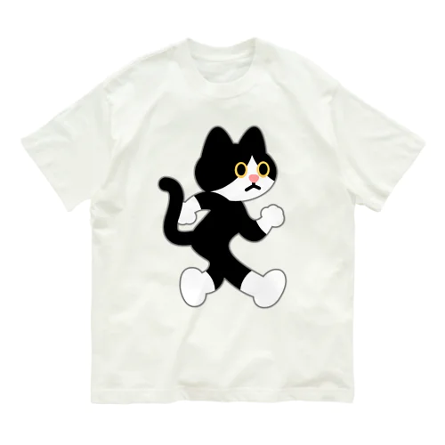 飛び出し坊や猫 Organic Cotton T-Shirt