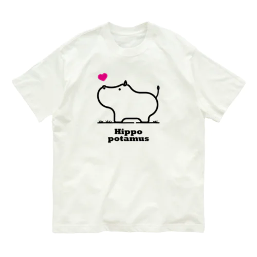 ヒッポー（カバ） Organic Cotton T-Shirt