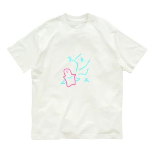 氷の魔法使いチャッピー Organic Cotton T-Shirt