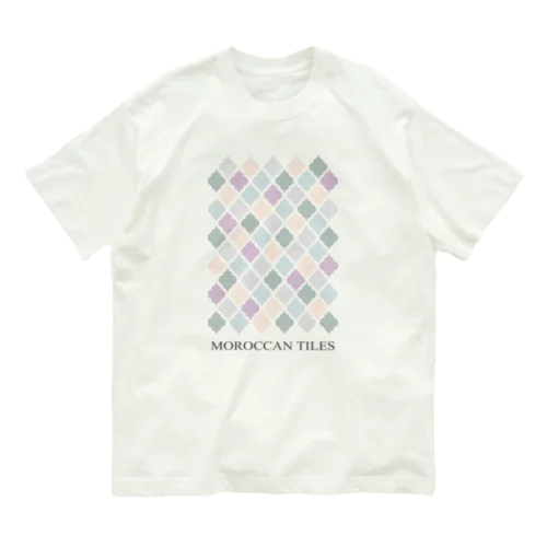 モロッカンシック 文字入りver. オーガニックコットンTシャツ