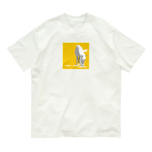 草原の馬 Organic Cotton T-Shirt