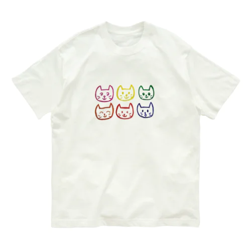 ねこちゃん オーガニックコットンTシャツ