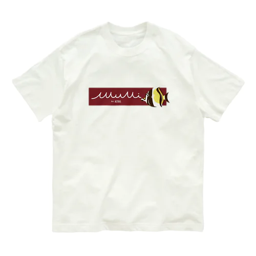 バナーロゴ+ツノダシ オーガニックコットンTシャツ