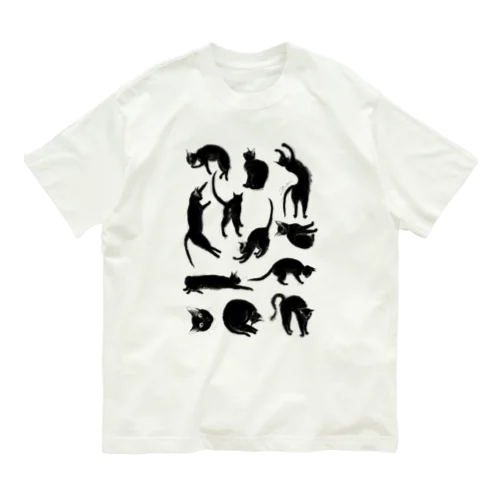 黒猫トト Organic Cotton T-Shirt