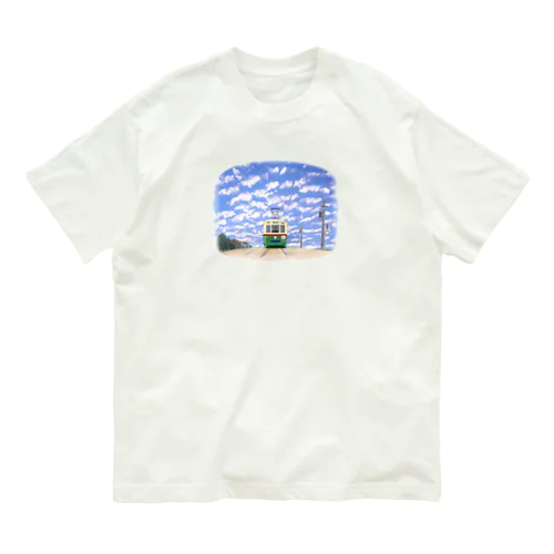 路面電車 Organic Cotton T-Shirt