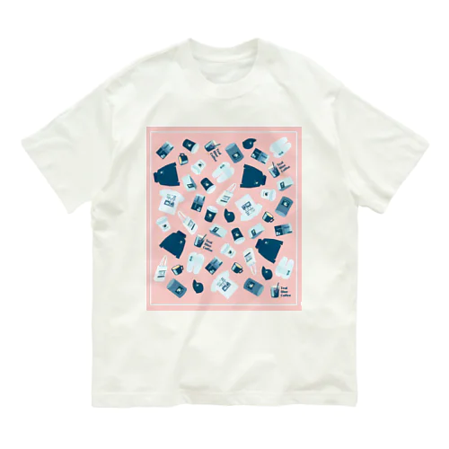 TealBlueItems_PINK Organic Cotton T-Shirt