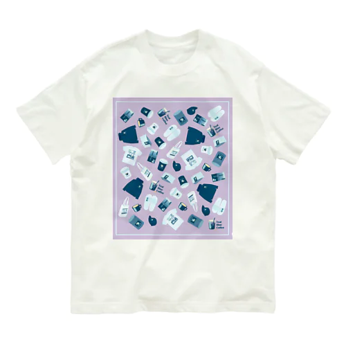 TealBlueItems_PURPLE Organic Cotton T-Shirt