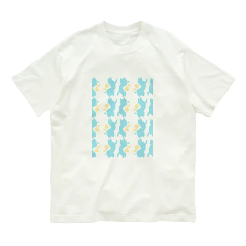 のむねこ/レモネードパターン Organic Cotton T-Shirt