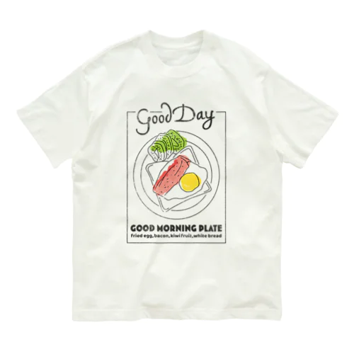 Morning Plate オーガニックコットンTシャツ