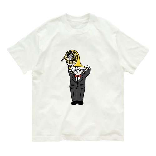 ホルンをかぶった羊 Organic Cotton T-Shirt