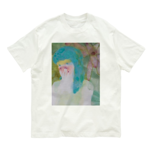 blue_girl Organic Cotton T-Shirt