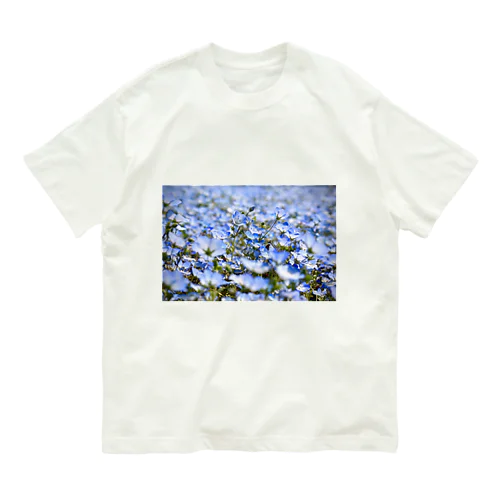 ネモフィラブルー Organic Cotton T-Shirt