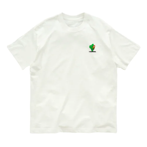 タケパラTシャツ(左胸ワンポイント) Organic Cotton T-Shirt