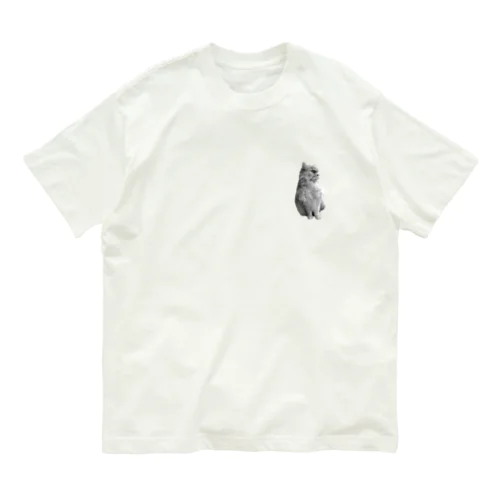 憧れるネコ Organic Cotton T-Shirt