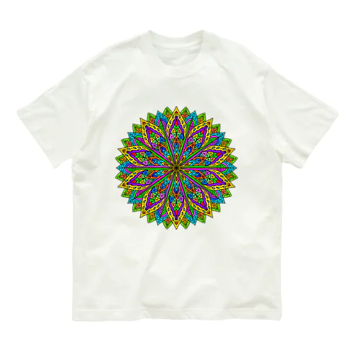 V_Flower オーガニックコットンTシャツ