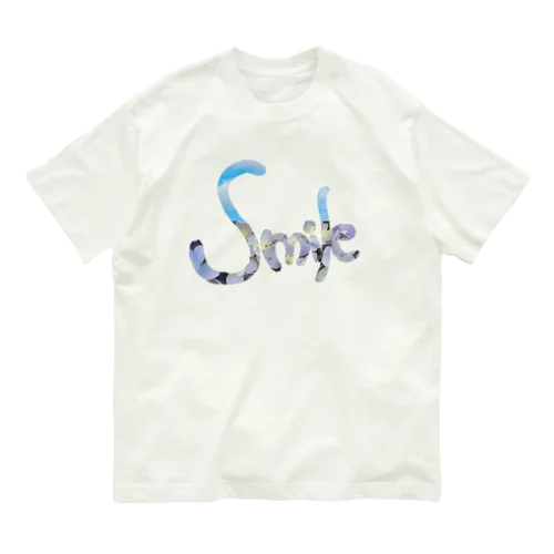 スマイル〜sora to ajisai〜 オーガニックコットンTシャツ