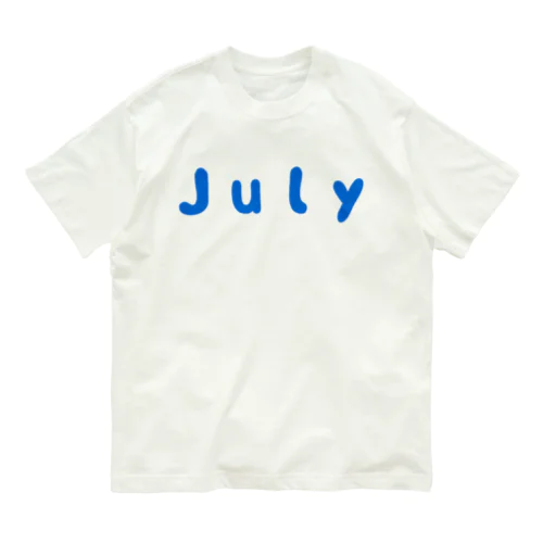 ●Ｊｕｌｙ●７月● オーガニックコットンTシャツ