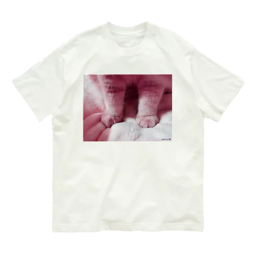 おれ、あしモフモフのにんにく。 Organic Cotton T-Shirt