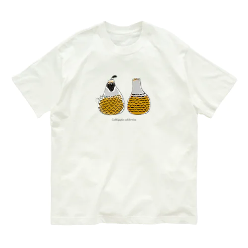 つぼorカンムリウズラ Organic Cotton T-Shirt