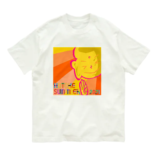 ほとけsummer2021【ロゴ】 オーガニックコットンTシャツ