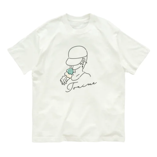 Mint ice cream オーガニックコットンTシャツ