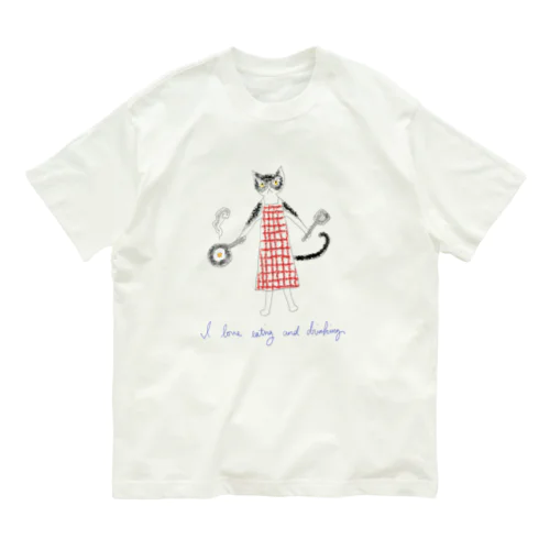 クッキングキャット Organic Cotton T-Shirt