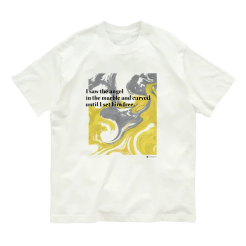 マーブルペイント (カラー) Organic Cotton T-Shirt