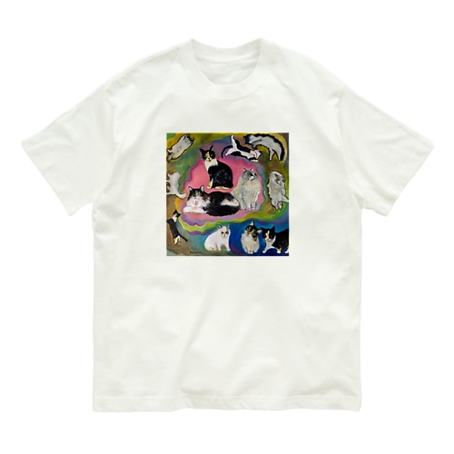 Aさんちのねこたち Organic Cotton T-Shirt