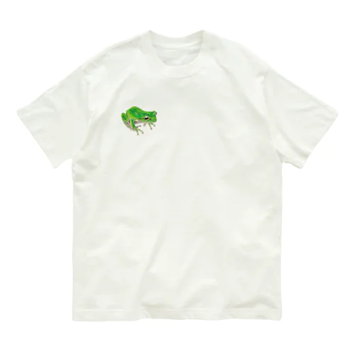 [森図鑑]アマガエル Organic Cotton T-Shirt