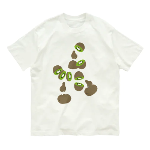 キウイとキーウィ Organic Cotton T-Shirt