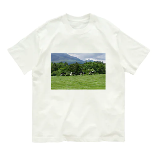 駆ける牛たち Organic Cotton T-Shirt