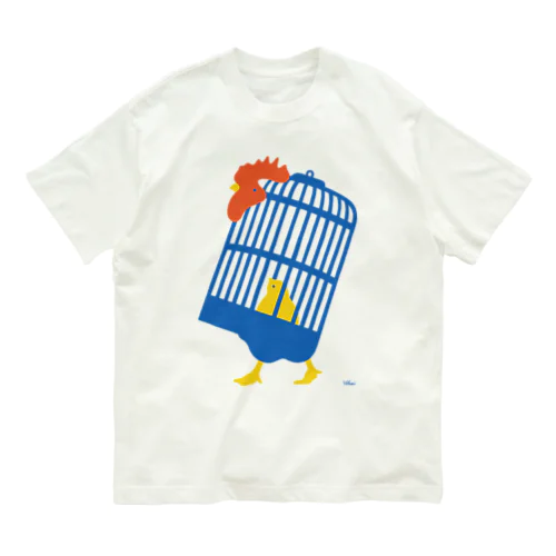 過保護なニワトリ Organic Cotton T-Shirt