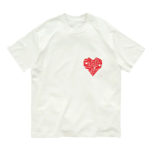 ガラスのハート Organic Cotton T-Shirt