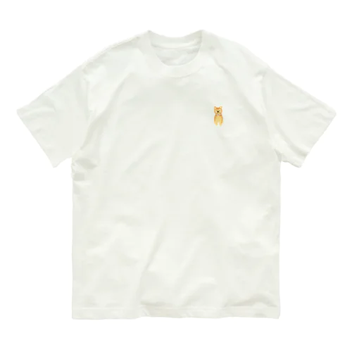 にこにこ柴犬のオーガニックコットンTシャツ Organic Cotton T-Shirt