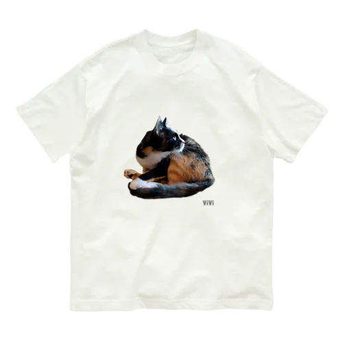美猫の横顔 Organic Cotton T-Shirt