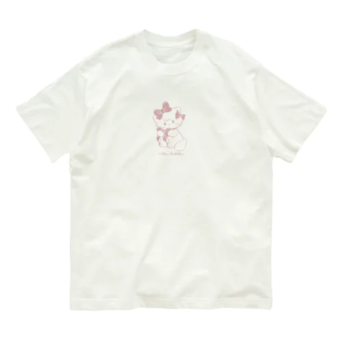 ribbon mousse オーガニックコットンTシャツ