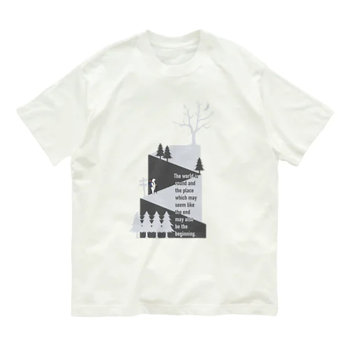 絵本クマ Organic Cotton T-Shirt