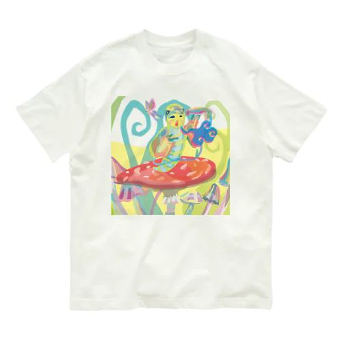 Alice's adventures in Wonderland（Advice from a Caterpillar（Advice from a Caterpillar）/by animalinka Organic Cotton T-Shirt