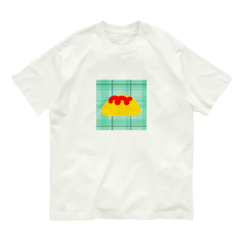 おむらいす Organic Cotton T-Shirt