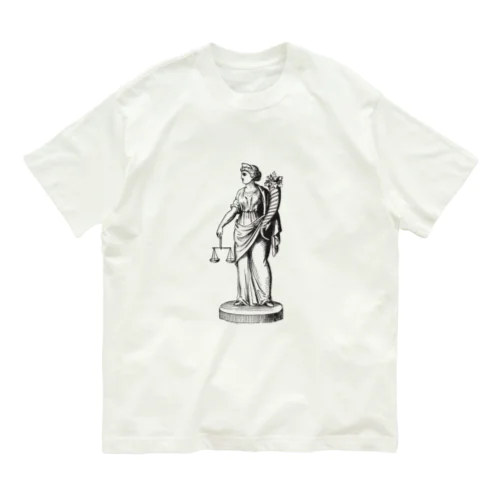 正義の女神ギリシャ神話  オーガニックコットンTシャツ