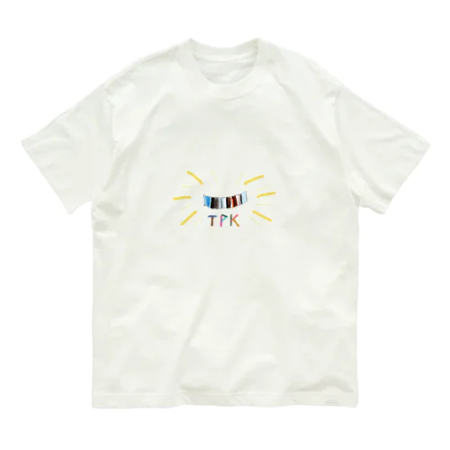 TPKグラスロゴ オーガニックコットンTシャツ