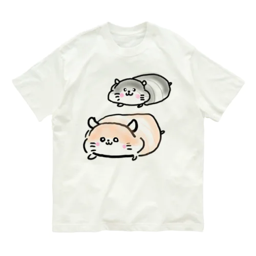 ハムスターのお部屋のTシャツ（オーガニックコットン） Organic Cotton T-Shirt