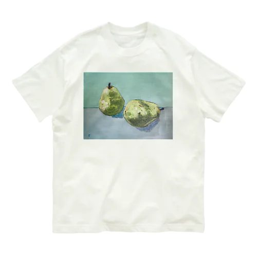 洋ナシ Organic Cotton T-Shirt