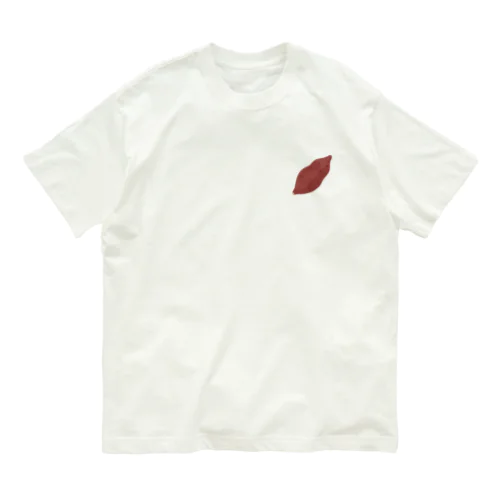 [☆両面] サツマイモ農園【視力検査表パロディ】 Organic Cotton T-Shirt