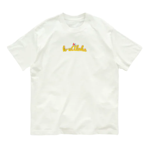 K-uAloha ロゴTシャツ オーガニックコットンTシャツ